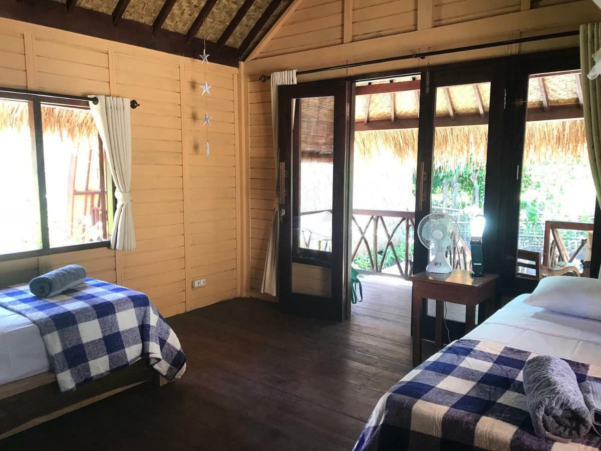 Meno Madia Bungalows Gili Meno Exteriör bild